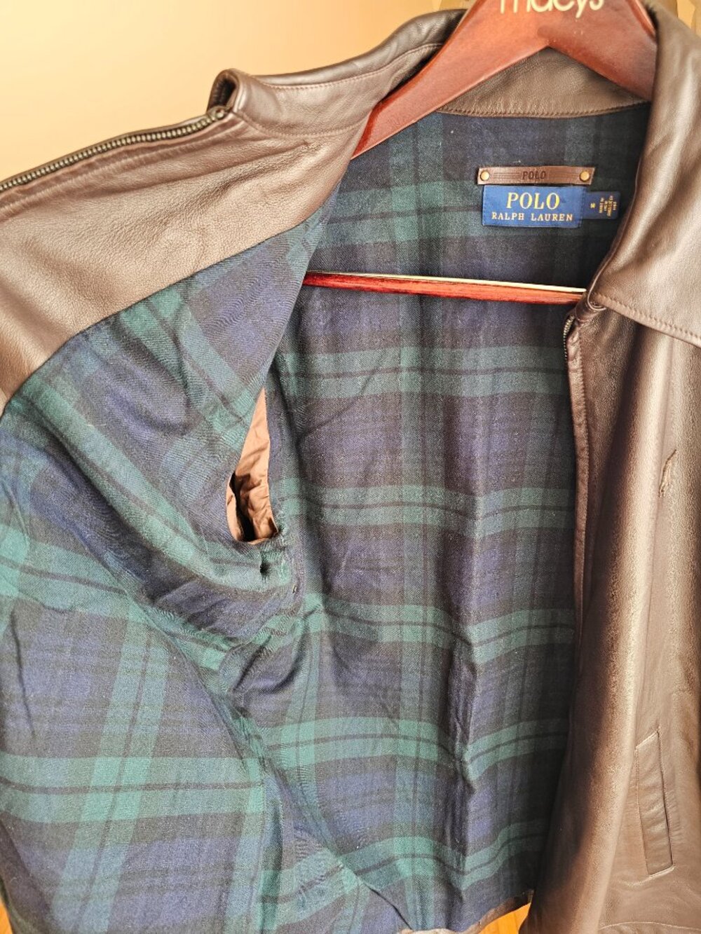 Polo Ralph Lauren Leather Men's Jacket - Picture 6 of 14